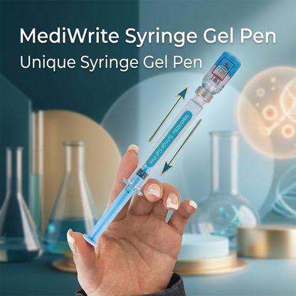 HomeCleanGoods™ MediWrite Syringe Gel Pen