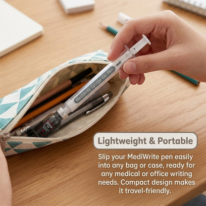 HomeCleanGoods™ MediWrite Syringe Gel Pen