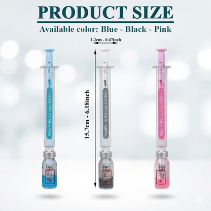 HomeCleanGoods™ MediWrite Syringe Gel Pen