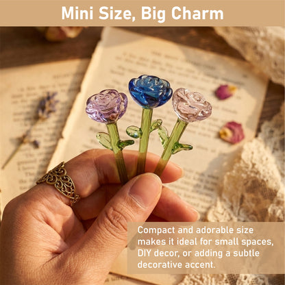 HomeCleanGoods™ MiniBloom Glass Flower Ornament