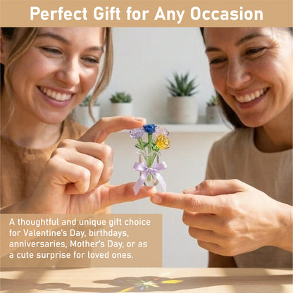 HomeCleanGoods™ MiniBloom Glass Flower Ornament