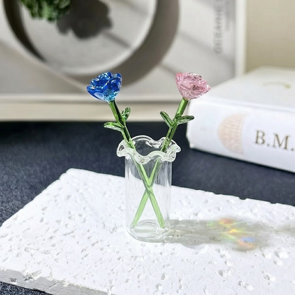 HomeCleanGoods™ MiniBloom Glass Flower Ornament