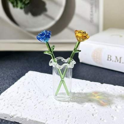 HomeCleanGoods™ MiniBloom Glass Flower Ornament