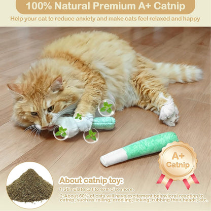 HomeCleanGoods™ MintMeow Catnip Chewing Toy Pack