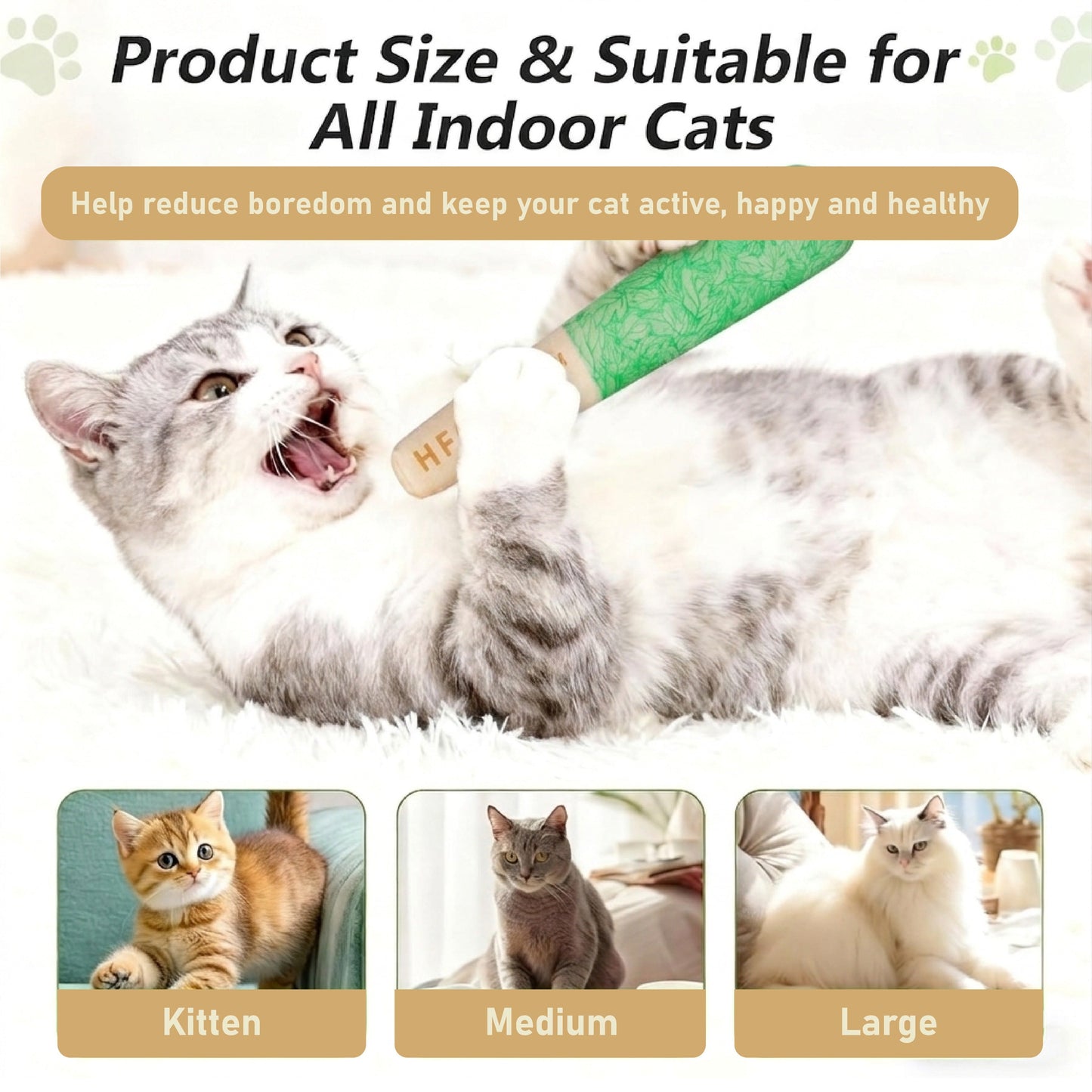 HomeCleanGoods™ MintMeow Catnip Chewing Toy Pack