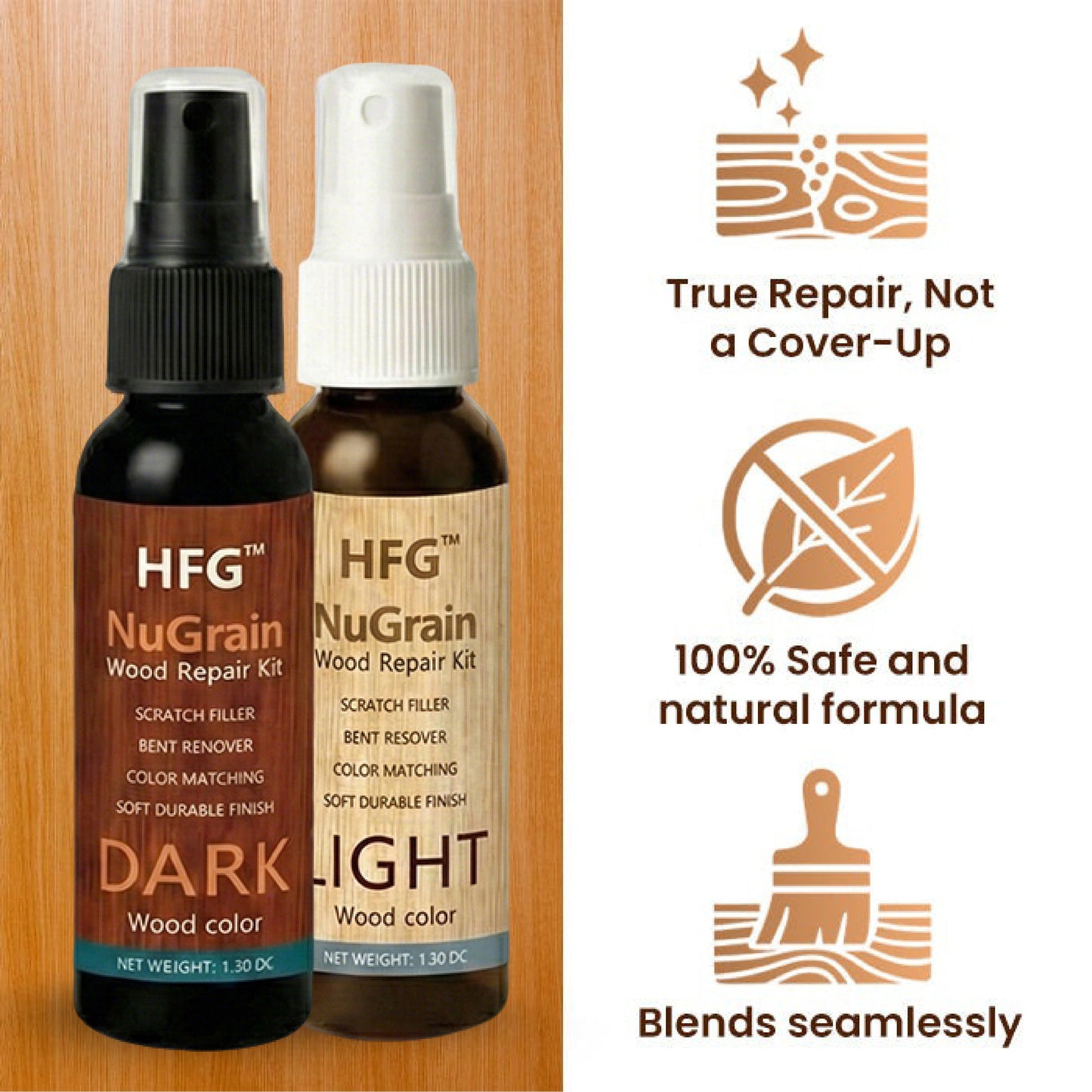 HomeCleanGoods™ NuGrain Wood Repair Kit