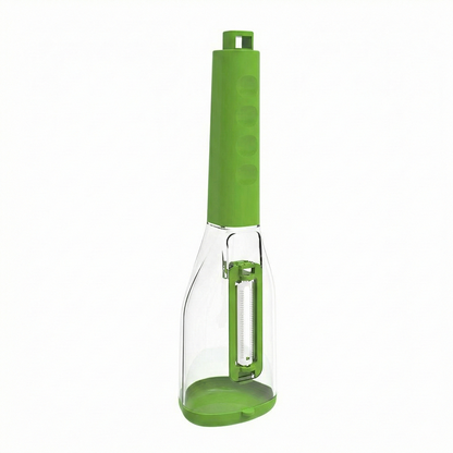 HomeCleanGoods™ PeelCatch Storage Cup Vegetable Peeler