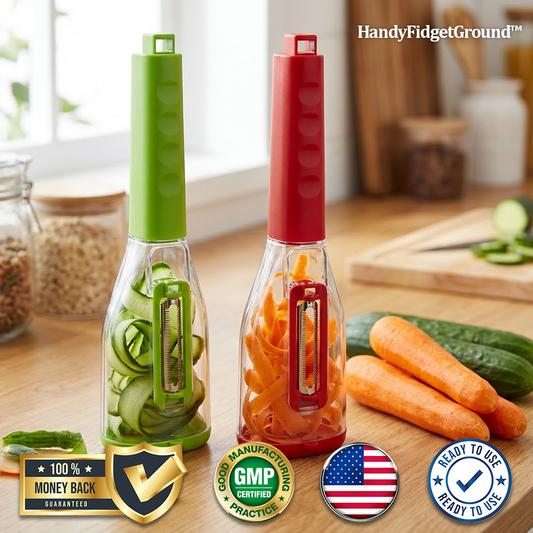 HomeCleanGoods™ PeelCatch Storage Cup Vegetable Peeler