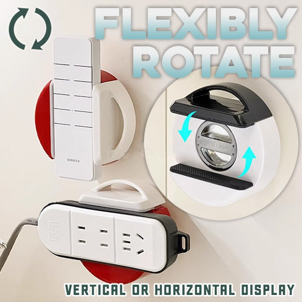 HomeCleanGoods™ Powerful Suction Rotatable Socket Organizer