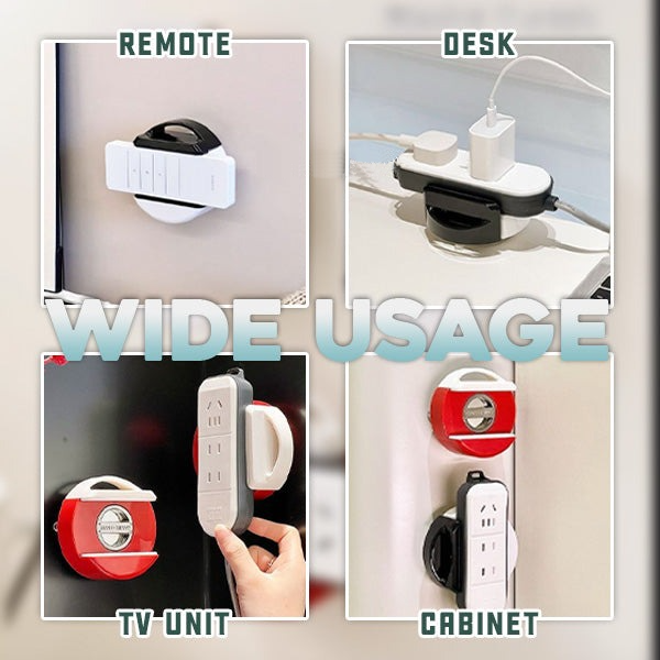 HomeCleanGoods™ Powerful Suction Rotatable Socket Organizer