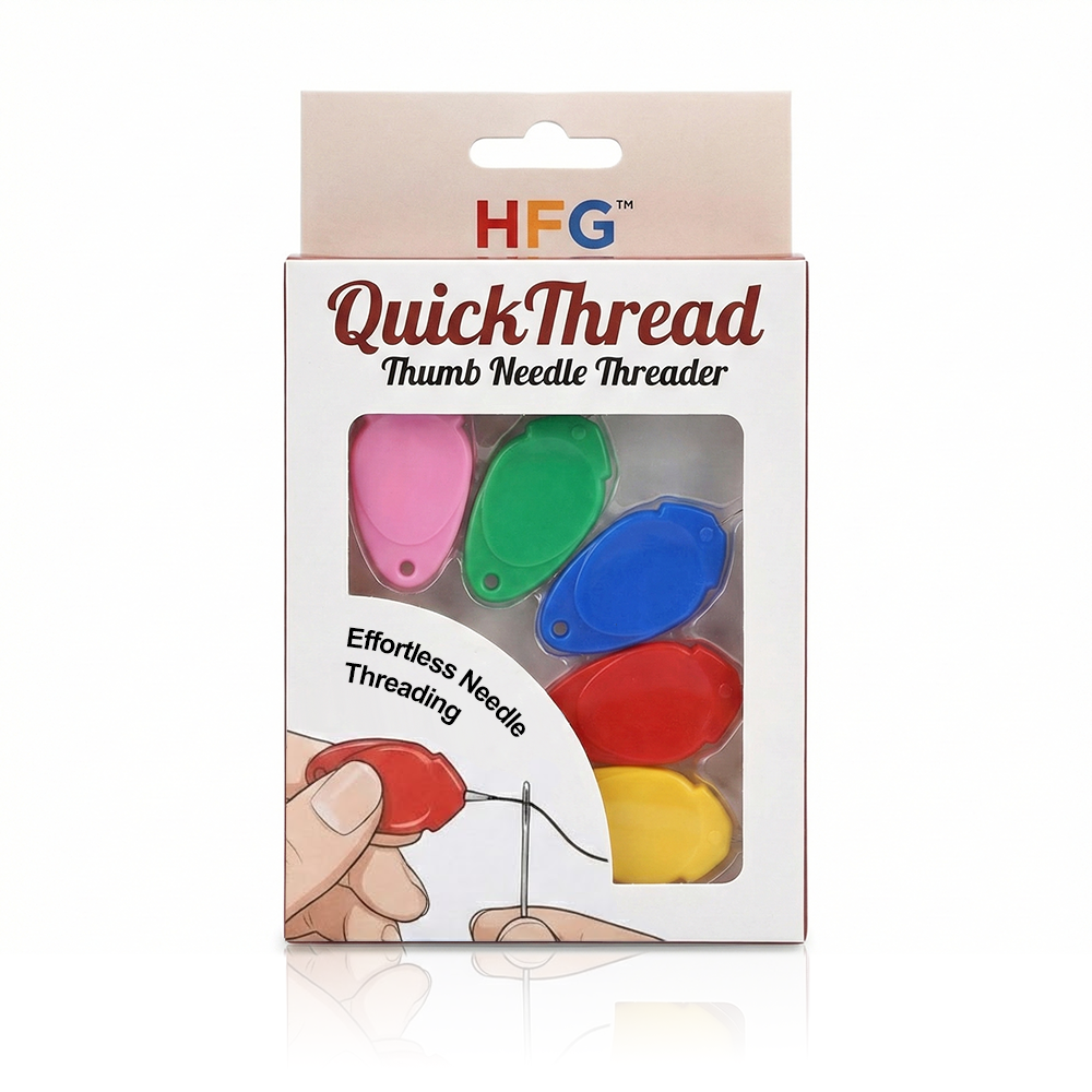 👍 HomeCleanGoods™ QuickThread Thumb Needle Threader