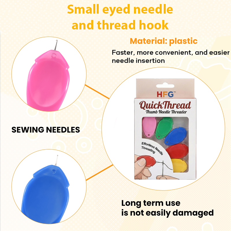 👍 HomeCleanGoods™ QuickThread Thumb Needle Threader