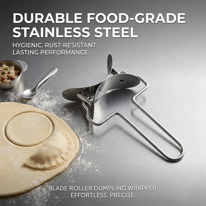 HomeCleanGoods™ RollCut Stainless Pastry Cutter