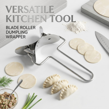HomeCleanGoods™ RollCut Stainless Pastry Cutter