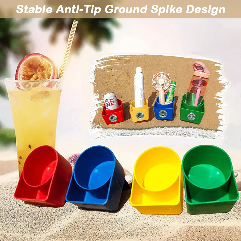 HomeCleanGoods™ SandHold Beach Cup Organizer