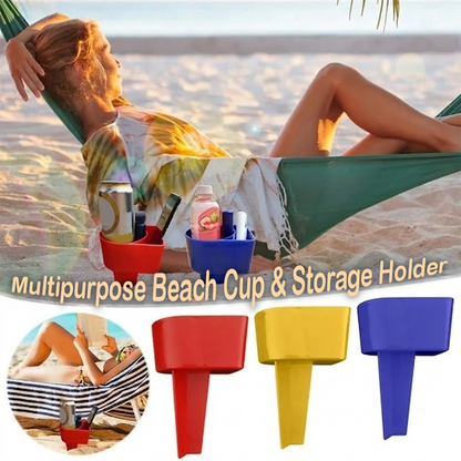 HomeCleanGoods™ SandHold Beach Cup Organizer