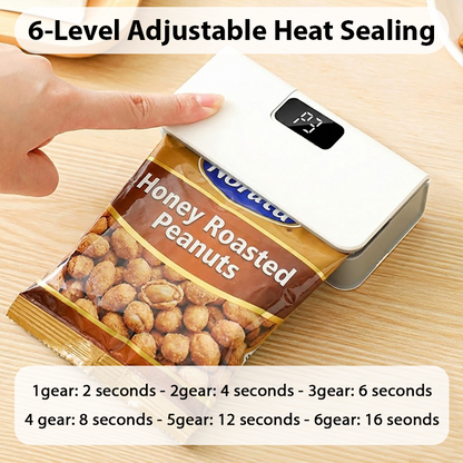 HomeCleanGoods™ SealPro Digital Bag Sealer & Cutter