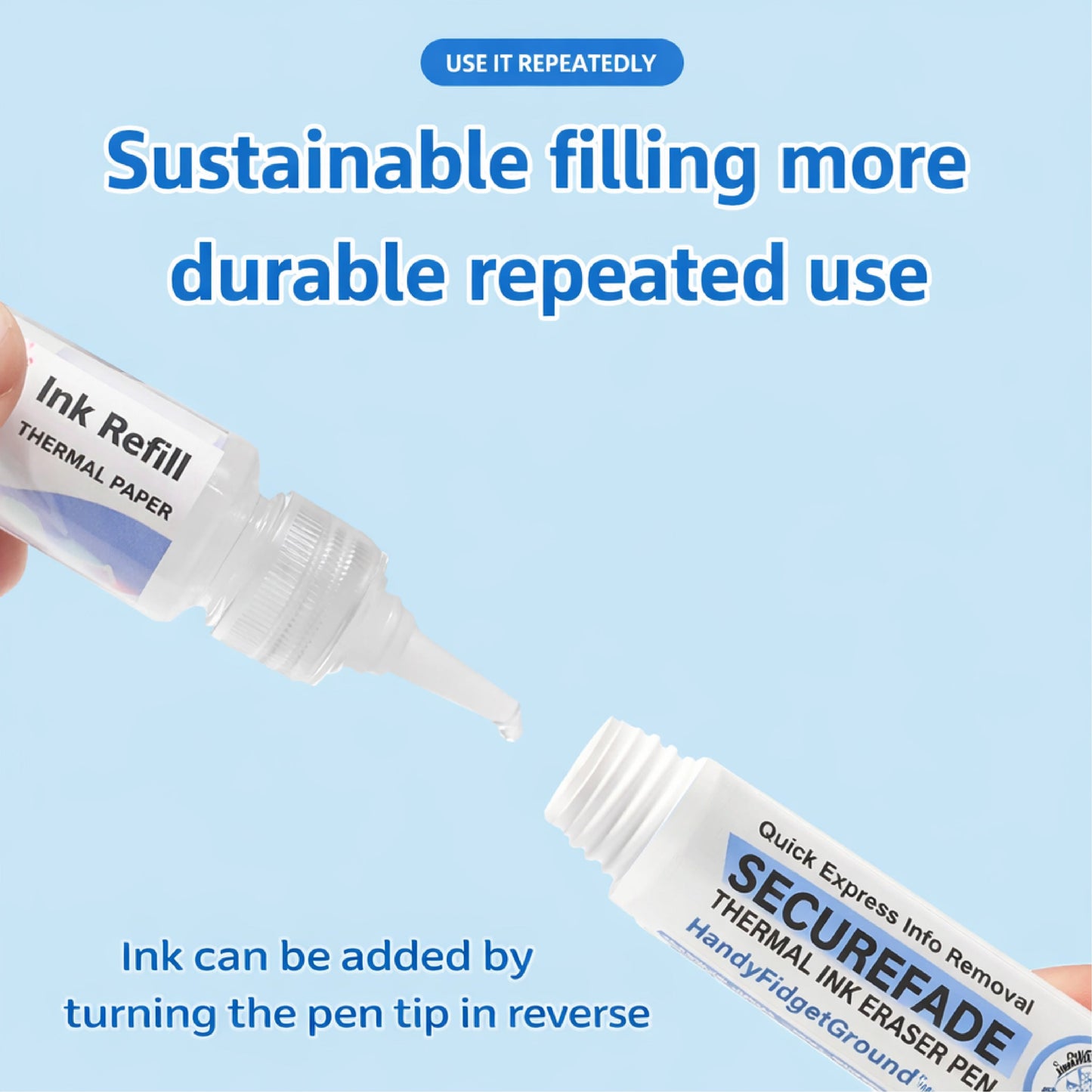 HomeCleanGoods™ SecureFade Thermal Ink Eraser Pen