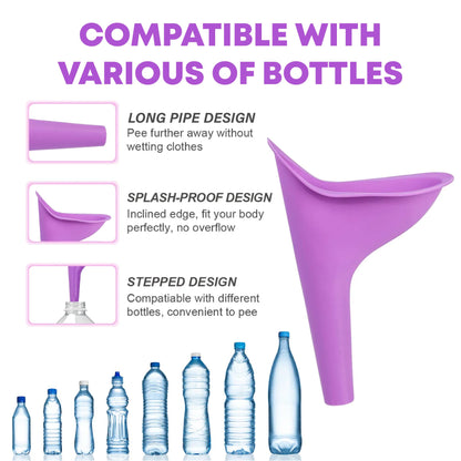 HomeCleanGoods™ SheGo Stand-Up Urination Funnel Set