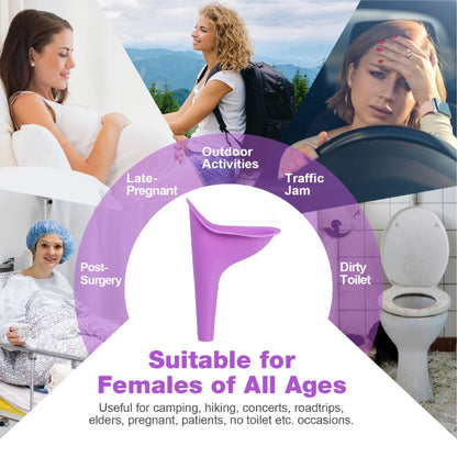 HomeCleanGoods™ SheGo Stand-Up Urination Funnel Set