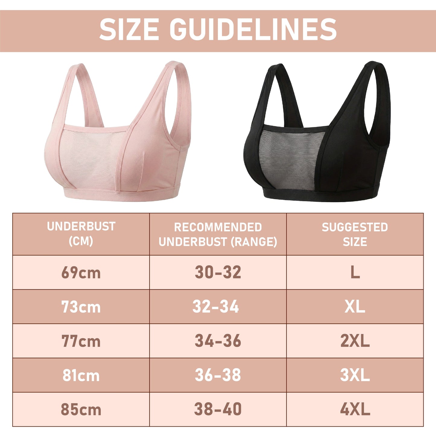 HomeCleanGoods™ SilkCurve Casual Lift-Up Wireless Bra