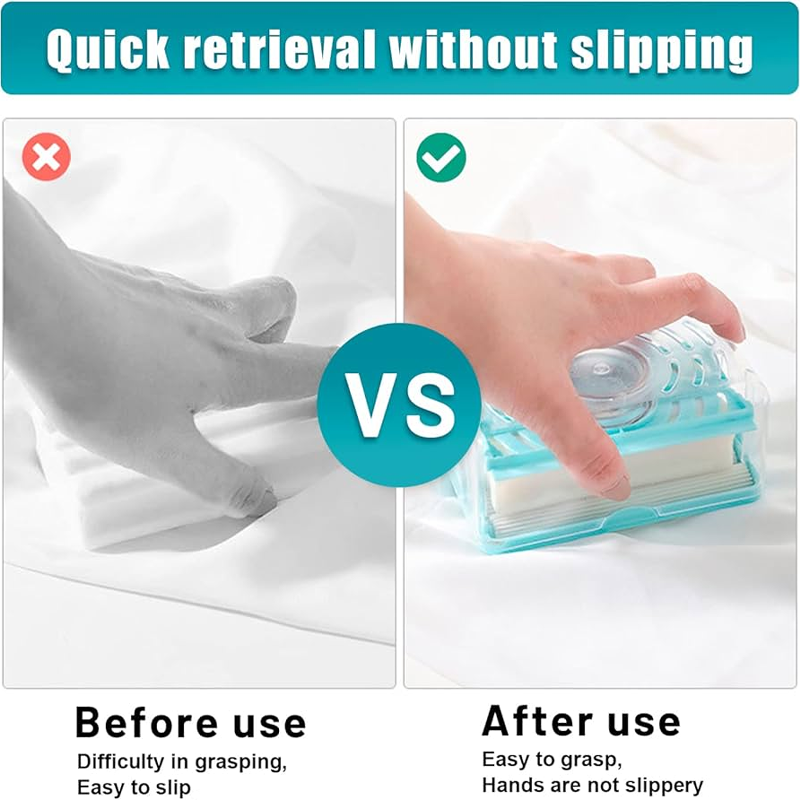 HomeCleanGoods™ SmartFoam Soap Roller Draining Holder