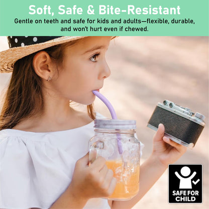 HomeCleanGoods™ SmartSip Reusable Openable Straw