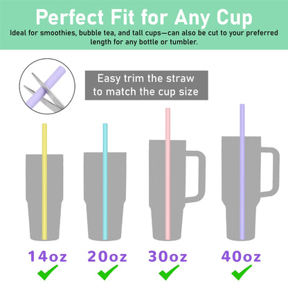 HomeCleanGoods™ SmartSip Reusable Openable Straw