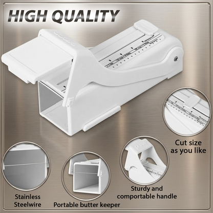 HomeCleanGoods™ SmartSlice Adjustable Butter Cutter Box
