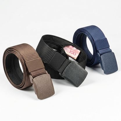HomeCleanGoods™ StealthZip Hidden Pocket Belt