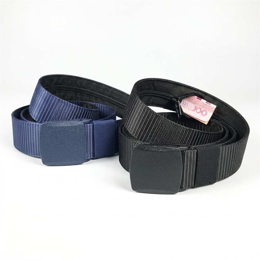 HomeCleanGoods™ StealthZip Hidden Pocket Belt