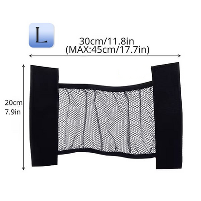 HomeCleanGoods™ Stick-On Universal Car Trunk Organizer Net