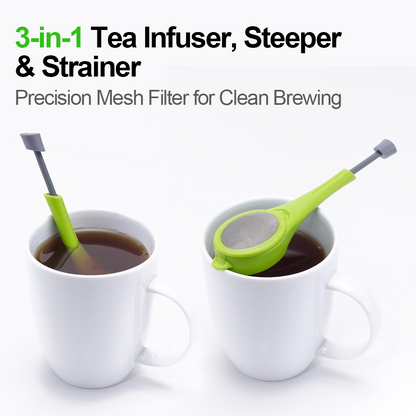 HomeCleanGoods™ StirPress 3-In-1 Tea & Coffee Infuser Spoon