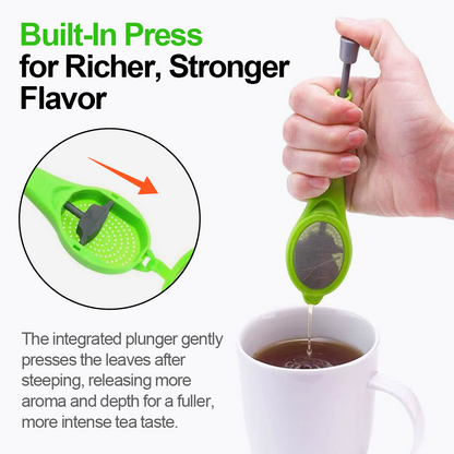HomeCleanGoods™ StirPress 3-In-1 Tea & Coffee Infuser Spoon