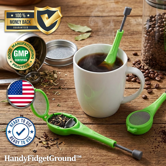 HomeCleanGoods™ StirPress 3-In-1 Tea & Coffee Infuser Spoon