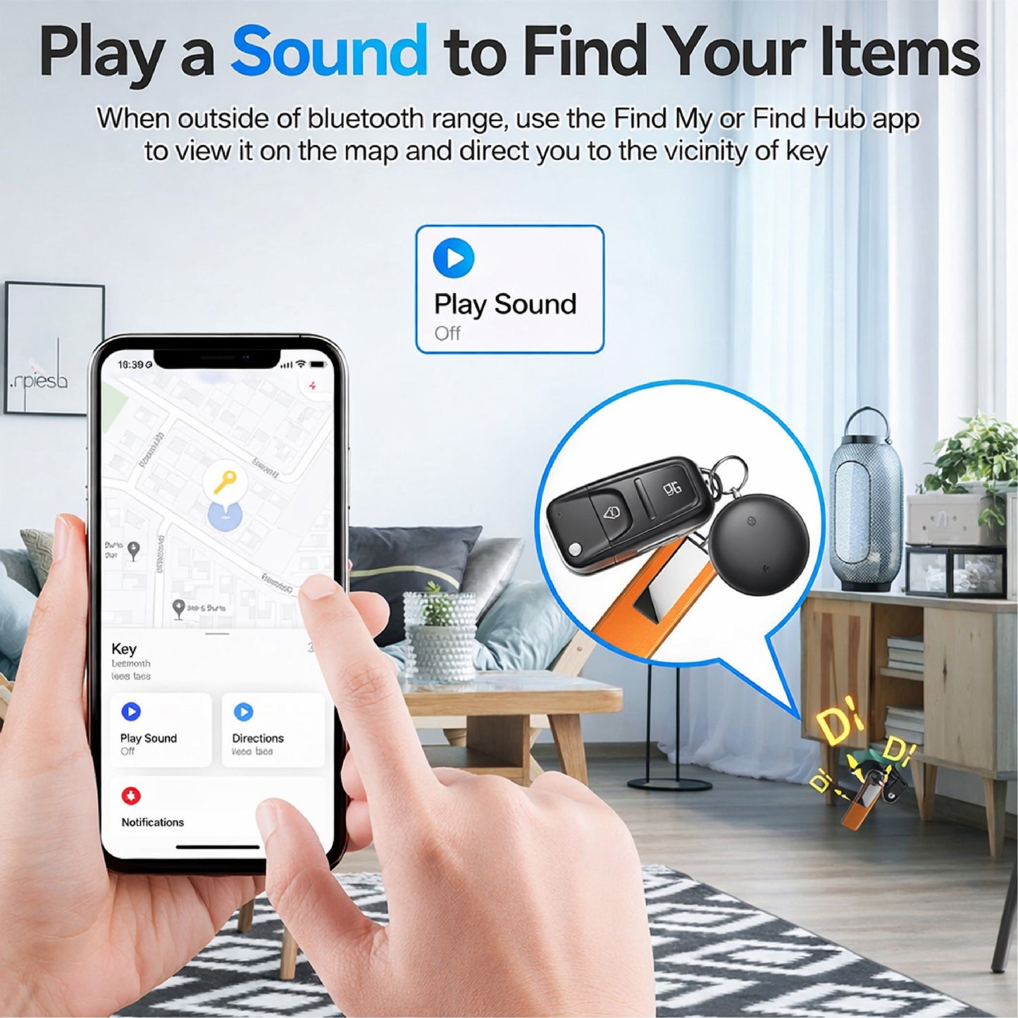 HomeCleanGoods™ TrackMate Magnetic Mini GPS Finder