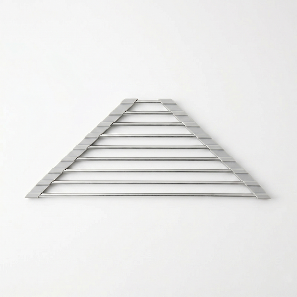 HomeCleanGoods™ TriCorner Foldable Sink Drying Rack