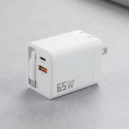 HomeCleanGoods™ TurboCharge 65W GaN Power Charger