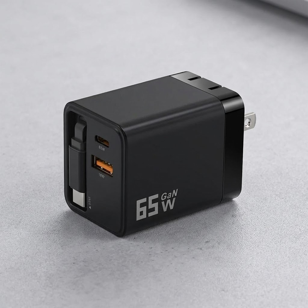 HomeCleanGoods™ TurboCharge 65W GaN Power Charger