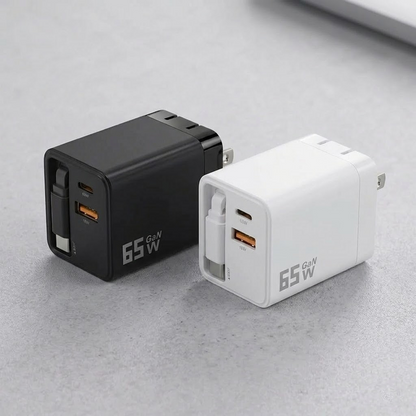 HomeCleanGoods™ TurboCharge 65W GaN Power Charger