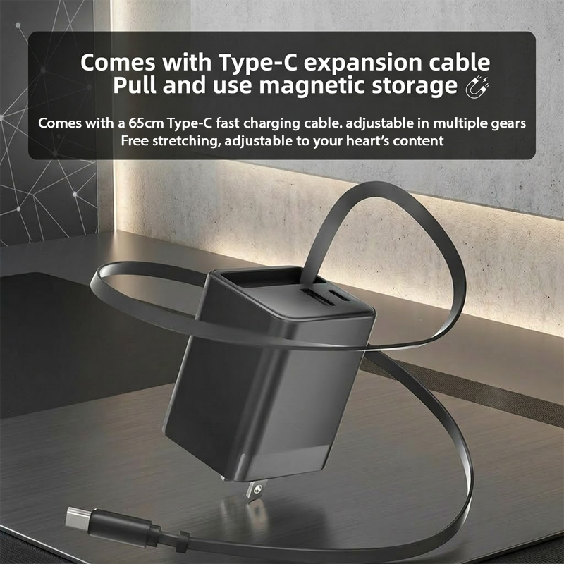 HomeCleanGoods™ TurboCharge 65W GaN Power Charger