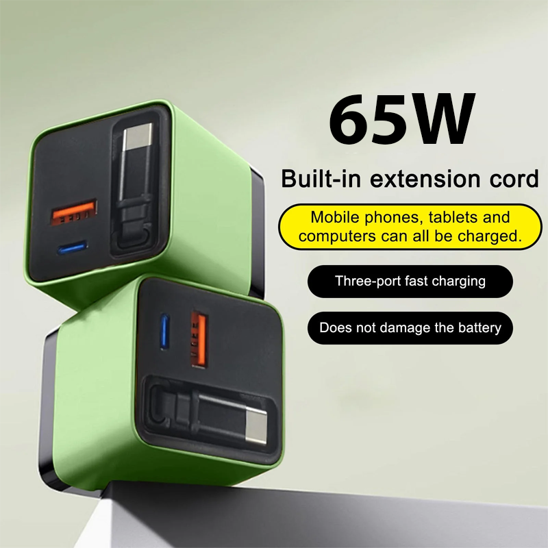 HomeCleanGoods™ TurboCharge 65W GaN Power Charger