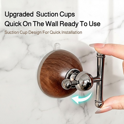 HomeCleanGoods™ TwistSeal No-Drill Suction Cup Hook