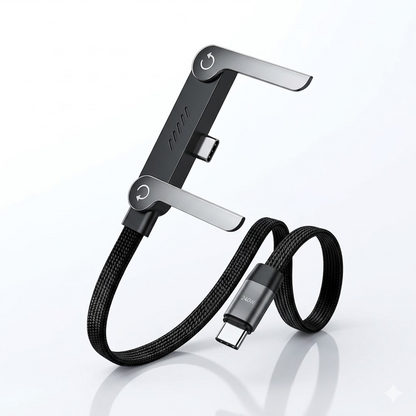 HomeCleanGoods™ VoltFlex 240W Foldable Phone Stand Cable