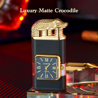 HomeCleanGoods™ Windproof Dual-Flame Vintage Watch Lighter