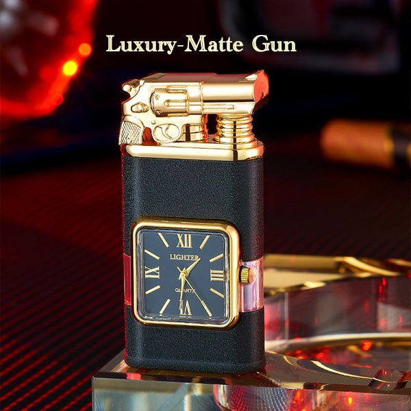 HomeCleanGoods™ Windproof Dual-Flame Vintage Watch Lighter