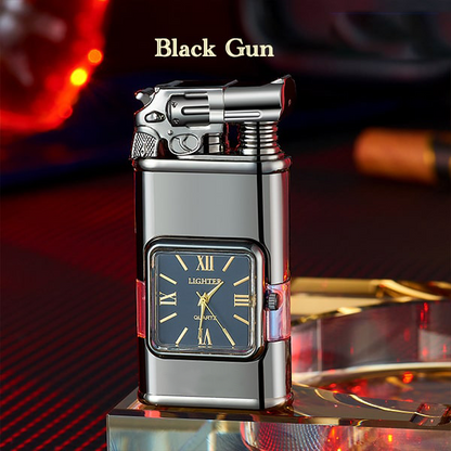 HomeCleanGoods™ Windproof Dual-Flame Vintage Watch Lighter