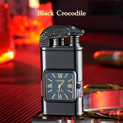 HomeCleanGoods™ Windproof Dual-Flame Vintage Watch Lighter