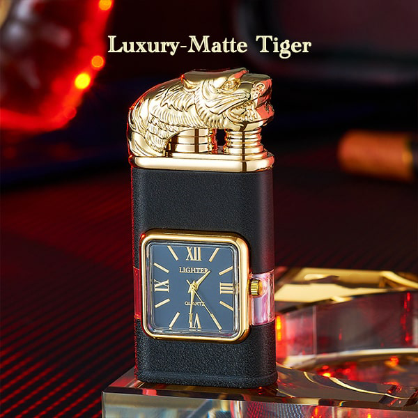 HomeCleanGoods™ Windproof Dual-Flame Vintage Watch Lighter