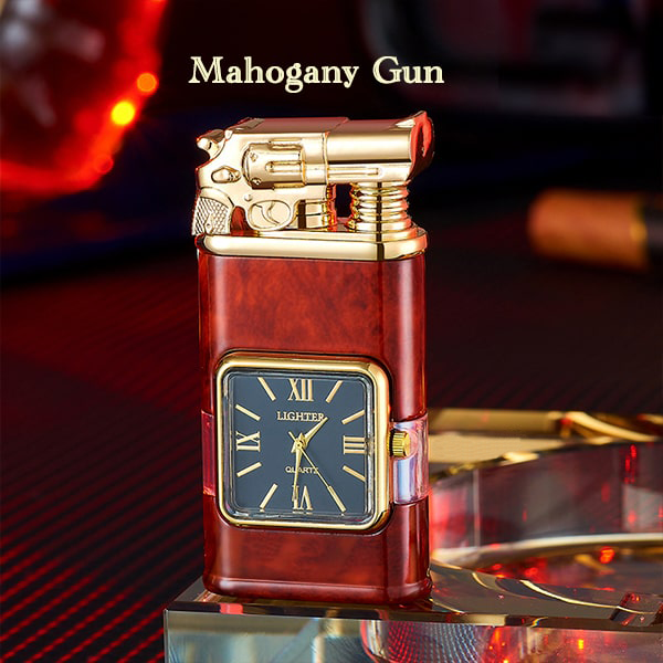 HomeCleanGoods™ Windproof Dual-Flame Vintage Watch Lighter